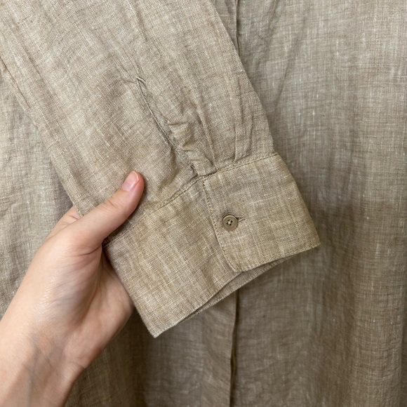 Haven Tan Linen Kaftan - Picture 9 of 12